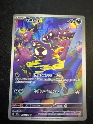 Gastly  177/162 - SV05: Temporal Forces (TEF) Pokemon Card - Image 1 of 4