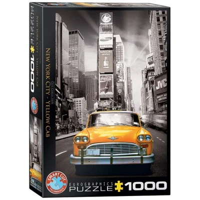 Puzzle - New York City Taxi Giallo - 1000 Pezzi - Immagine 1 di 3