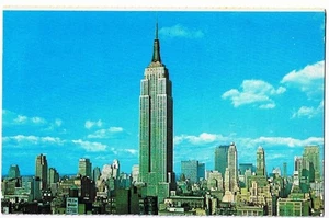 New York Postkarte Skyline Empire State Building - Bild 1 von 2
