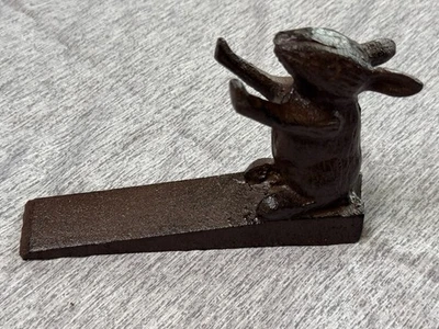 Cast Iron Mouse Door Stop Door Wedge Stopper Rustic Vintage Look Home Decor - Image 1 of 4