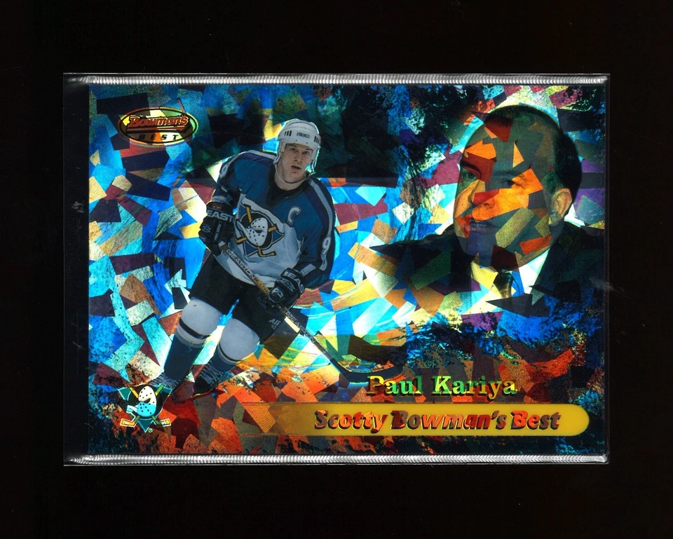 Paul Kariya 1998-99 Bowman's Best #SB9 Scotty Bowman's Best Atomic Refractor /50 - Image 1 of 2