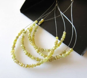 Cuentas de diamante amarillo áspero crudo de 2,5 quilates, diamante suelto natural sin cortar para diseño. - Imagen 1 de 5