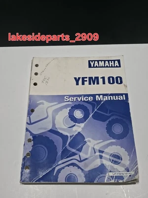 MANUAL DE SERVICIO ORIGINAL YAMAHA 1988-1991 YFM100 CHAMP MOTO-4 LIT-11616-YF-10 Foto 1 de 3