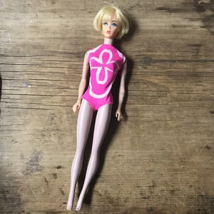 Vintage Barbie Hair Fair Head #4 Body B4 1958 Marlo Flip Swimsuit Mod LESEN - Bild 1 von 24
