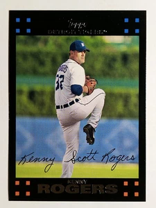 2007 Topps #511 Kenny Rogers - Picture 1 of 2