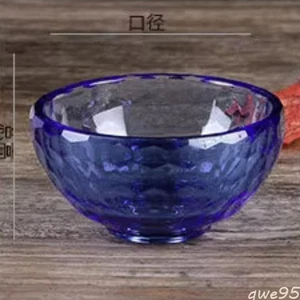 Glass Water Supply Cup Holy Water Cup Household Supply Water Bowl Ornament - Picture 1 of 2