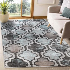 Indoor Area Rug, Jute Backing, Modern Plush Rugs for Hallway, Living, Dining ... - Picture 1 of 6