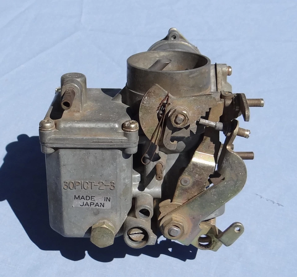 1970s 30PICT-2-3 Volkswagen Bug Beetle cano único núcleo de carburador refrigerado a ar - Imagem 1 de 4