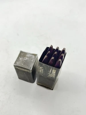 Old/Vintage 1/16" Number Punch Set in Tin - Goodline Germany - Image 1 of 4