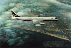 Postcard Airline Union De Transports Aeriens Super DC.8 62 F-BNLE CC8. - Picture 1 of 2