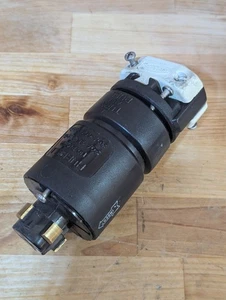 Hubbell No. 21415B Cord End Connector 20A 250 VDC / 30A 600 VAC - Picture 1 of 4
