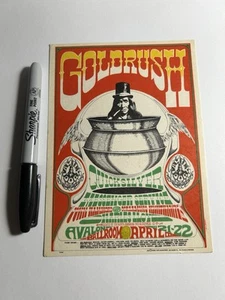Family Dog Postcard Gold Rush Quicksilver Messenger Service Avalon Ballroom - Picture 1 of 16