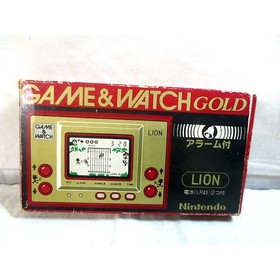 Nintendo Game & Watch Gold Lion LN-08 Vintage Handheld Game Excellent Japan