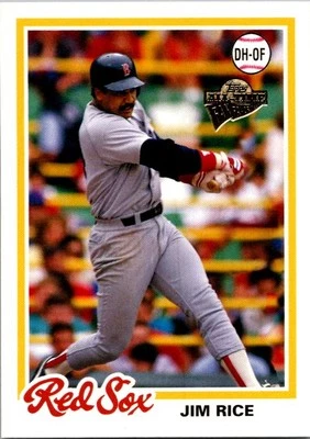 2003 Topps All-Time Fan Favorites #78 Jim Rice - Image 1 of 2