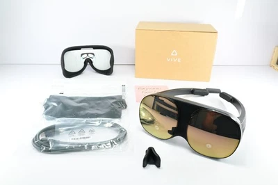 HTC VIVE Flow Virtual Reality Glasses VR 99HASV006-00 Lightweight Bluetooth - Image 1 of 4