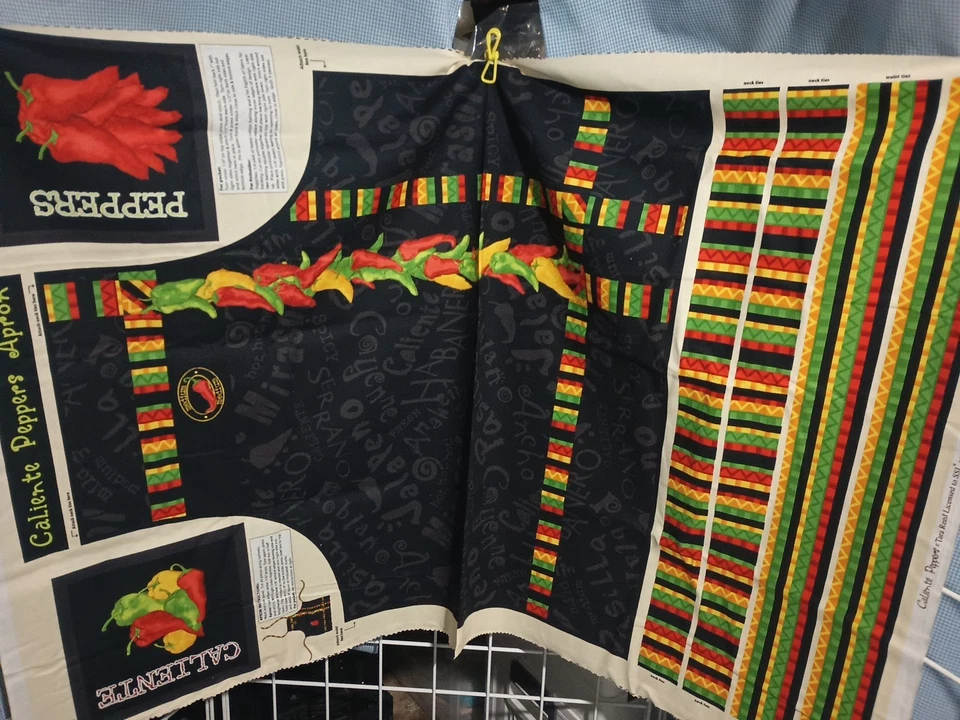 Calient Peppers棉质围裙面料面板 — 第 1/2 张图片