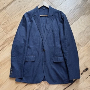 J Crew Blazer Ludlow Jacket Plaid Unlined Somelos Unstructured Slim Size 40 L - Picture 1 of 6