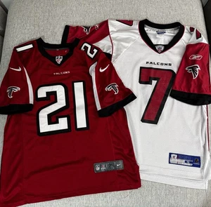 Zwei Falcons Trikots Small - Rebook Michael Vick 7 & Nike Desmond Trufant 21 LESEN! - Bild 1 von 23