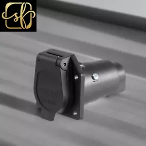 Conector de arnés de cableado de remolque de hoja de 7 pines lado del vehículo 58150 - Imagen 1 de 2