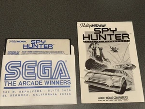 Spy Hunter, de Sega para computadoras Atari 400/800, disco y manual, ¡sin probar! - Imagen 1 de 4