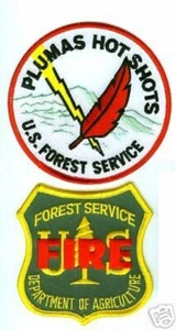 WILDLAND FIRE FIGHTER PLAMUS HOTSHOTS FIREFIGHTER PATCH - Picture 1 of 1
