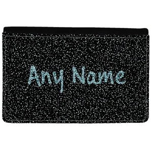 CUBIERTA/SOPORTE DE PASAPORTE DE CUERO SINTÉTICO ESTAMPADO ESPACIAL NOMBRE ESTRELLA PERSONALIZADO REINO UNIDO VACACIONES - Imagen 1 de 4