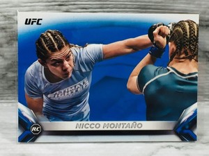 2018 Topps UFC Knockout BLUE #28/99 Nicco Montano #99 RC Rookie