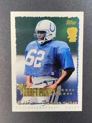 1995 Topps Carolina Panthers Special Inaugural Season ELLIS JOHNSON #436 - Image 1 of 2