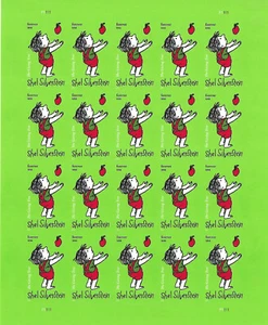 Scott #5683a IMPERFORATE (NO DIE-CUT) Shel Silverstein Giving Tree Pane of 20 - Picture 1 of 1