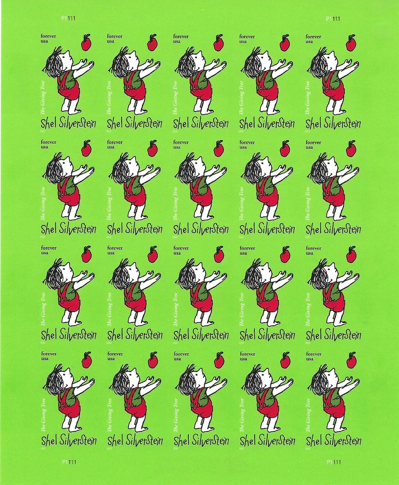 Scott #5683a IMPERFORATE (NO DIE-CUT) Shel Silverstein Giving Tree Pane of 20 - Image 1 of 1