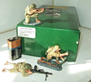King & Country IWJ 9 Sands of Iwo Jima Range, Mortar & MG Gun set of X3 Japanese - Picture 1 of 6
