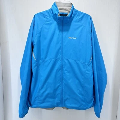 Marmot Jacket Women’s Medium Full Zip Nylon Fleece Lined Vented Hiking Running - Image 1 of 4