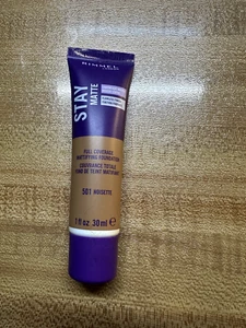 RIMMEL - Stay Matte Liquid Mousse Foundation #501 Noisette - 1 fl oz (30 ml) - Picture 1 of 2