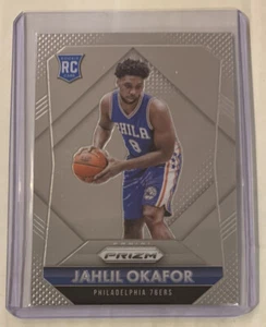 2015-16 Panini Prizm Basketball Jahlil Okafor RC Silver Prizm #329 76ers Rookie - Picture 1 of 2