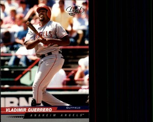 2005 Leaf Anaheim Angels Baseball Card #9 Vladimir Guerrero