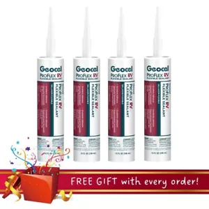 Geocel GC28903 (GC28103), 10 oz. Black ProFlex RV Flexible Sealant, Set of 4 - Bild 1 von 2