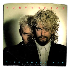 45RPM, EURYTHMICS ' MISSIONARY MAN ' EXC '  ROCK - Picture 1 of 4