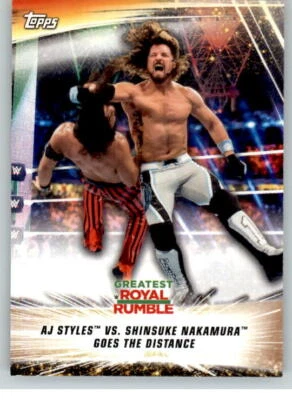 2019 WWE Summerslam #59 AJ Styles Shinsuke Nakamura - Image 1 of 2