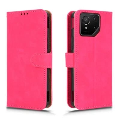 Para Asus ROG Teléfono 9 Pro, Lujo Abatible Cuero Billetera Soporte Ranuras para Tarjetas Estuche Cubierta Foto 1 de 4