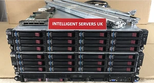 HP DL360 G7 2x X5550 32GB RAM HP D2600 72TB SATA Storage Configuration - Picture 1 of 2
