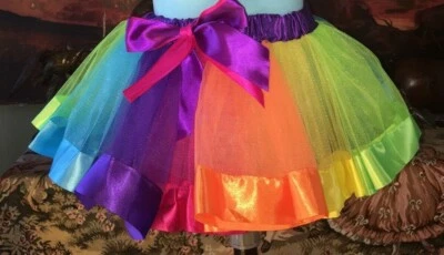 ~ 女孩公主薄纱裙 ~ 适合芭蕾舞舞蹈和派对 ~ 万圣节 ~ — 第 1/4 张图片