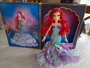 Doll Ariel Disney Hasbro 11.5 " Boxed, Doll Stand Inc Cpics(318/23) - Picture 1 of 8