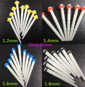 Dental Glass Fiber Post Teeth Restorative Refill Screw 1.2 1.4 1.6 1.8mm Posts - Picture 1 of 17