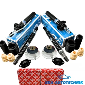4x Stoßdämpfer + FEBI Domlager Vorne + Hinten für BMW 3er E90 E91 E92 E93 - Bild 1 von 17