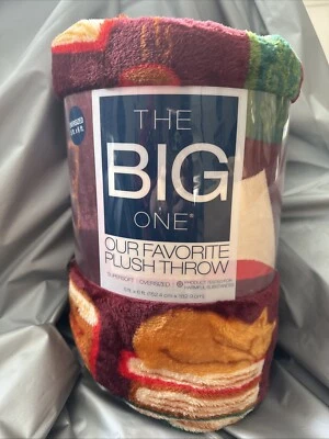 The Big One Throw Plush BOOKCLUB  Oversized Throw BOOK LOVERS GIFT Blanket 5’x6’ - Image 1 of 4