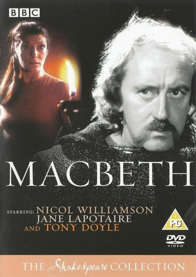 Macbeth DVD BBC 1983 The Shakespeare Collection Nicol Williamson Jane Lapotaire