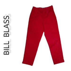 Bill Blass Pants. Fabric has stretch. Side zipper. Red Size 10 - Picture 1 of 7