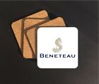 4 Set Of Beneteau Drink Coasters, Beneteau Print, Beneteau Boats