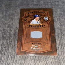 Paul Molitor Brewers Pants Relic 2005 Donruss Classics Legendary Players /25