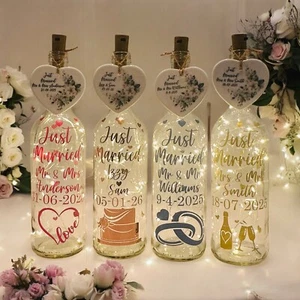 Wedding gifts for bride and groom personalised, For couple, Top table decoration - Picture 1 of 18